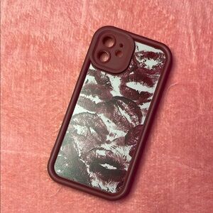 Stylish Red and Black Phone Case